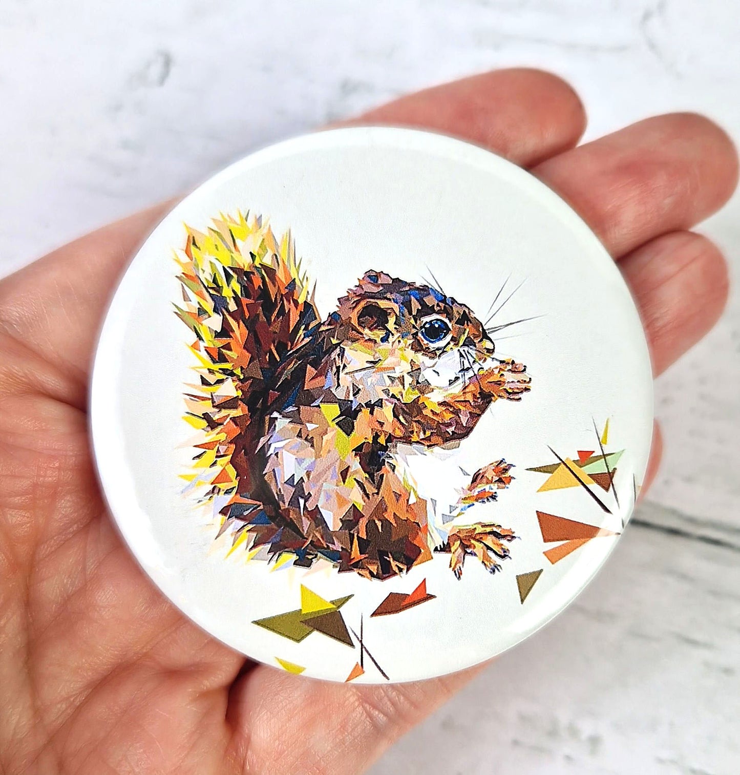 RED SQUIRREL magnet