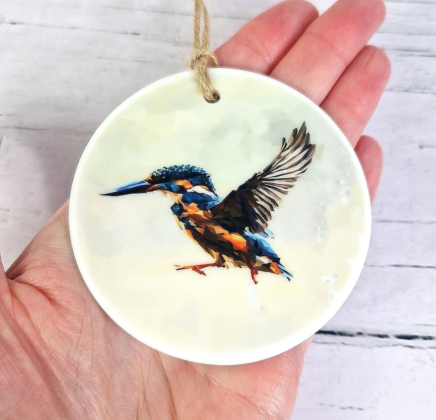 KINGFISHER ceramic decoration