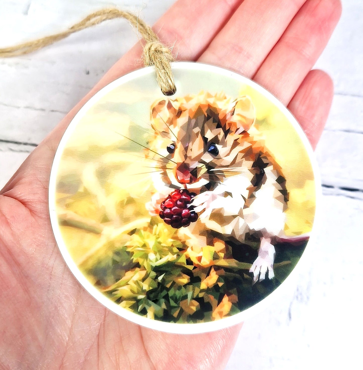 FIELD MOUSE ceramic decoration
