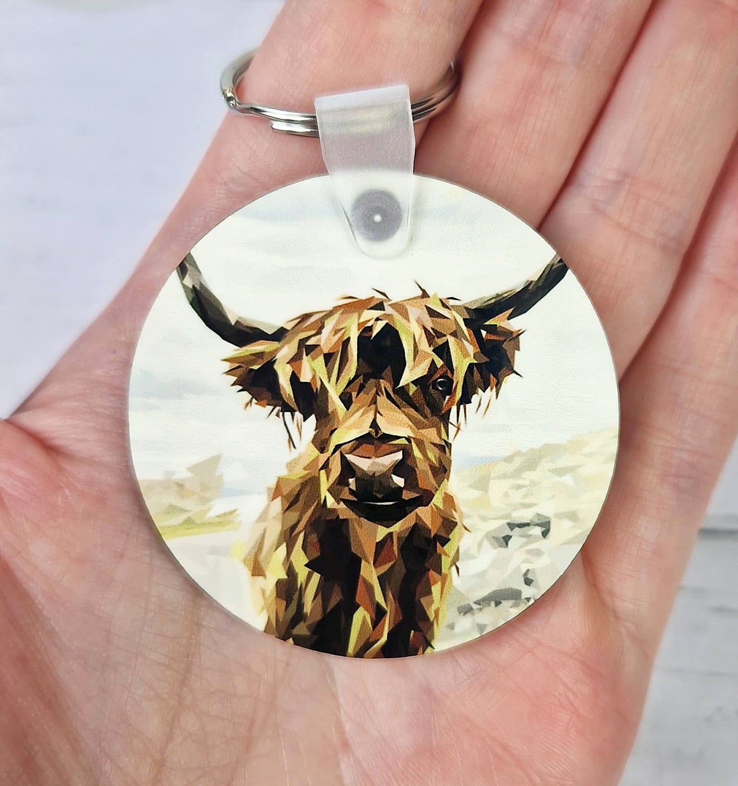 HIGHLAND COW keyring