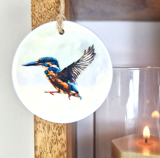KINGFISHER ceramic decoration