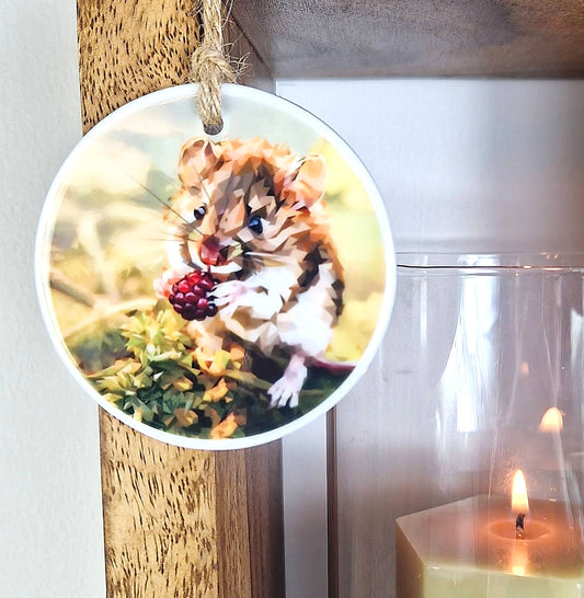 FIELD MOUSE ceramic decoration
