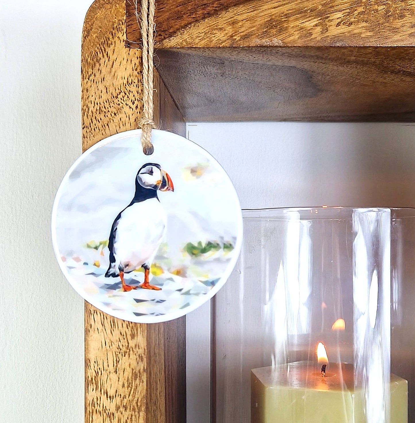 ATLANTIC PUFFIN ceramic decoration