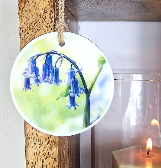 BLUEBELLS ceramic decoration