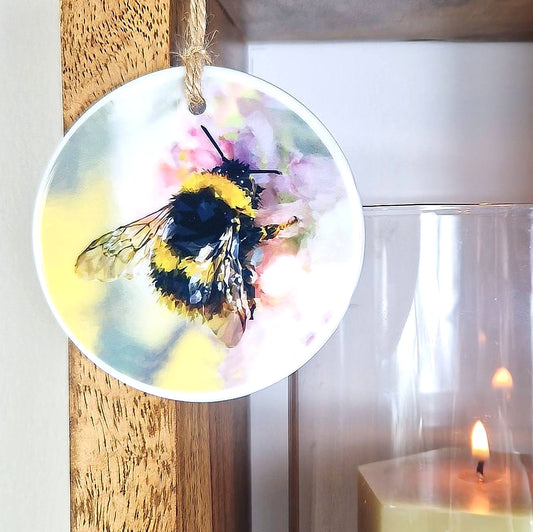 BUFF-TAILED BUMBLEBEE ceramic decoration