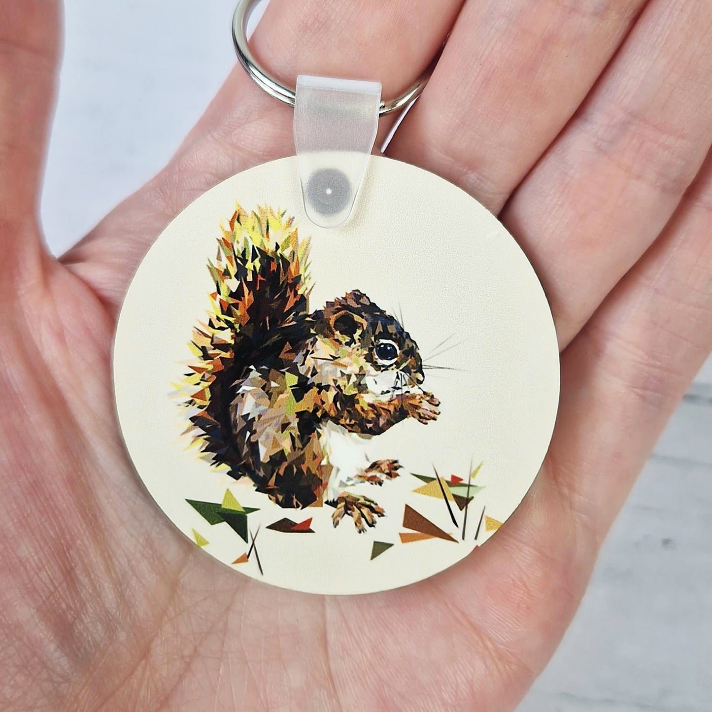 RED SQUIRREL keyring