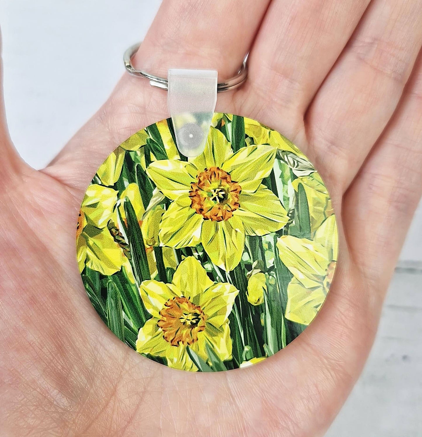 DAFFODIL keyring