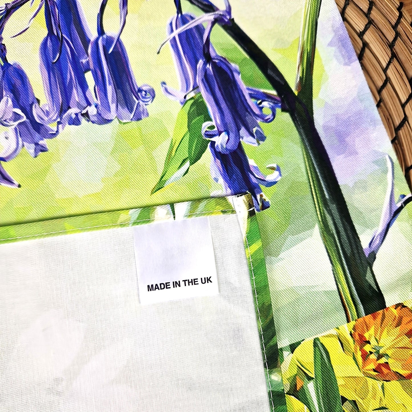 WILD FLOWERS cotton Tea Towel