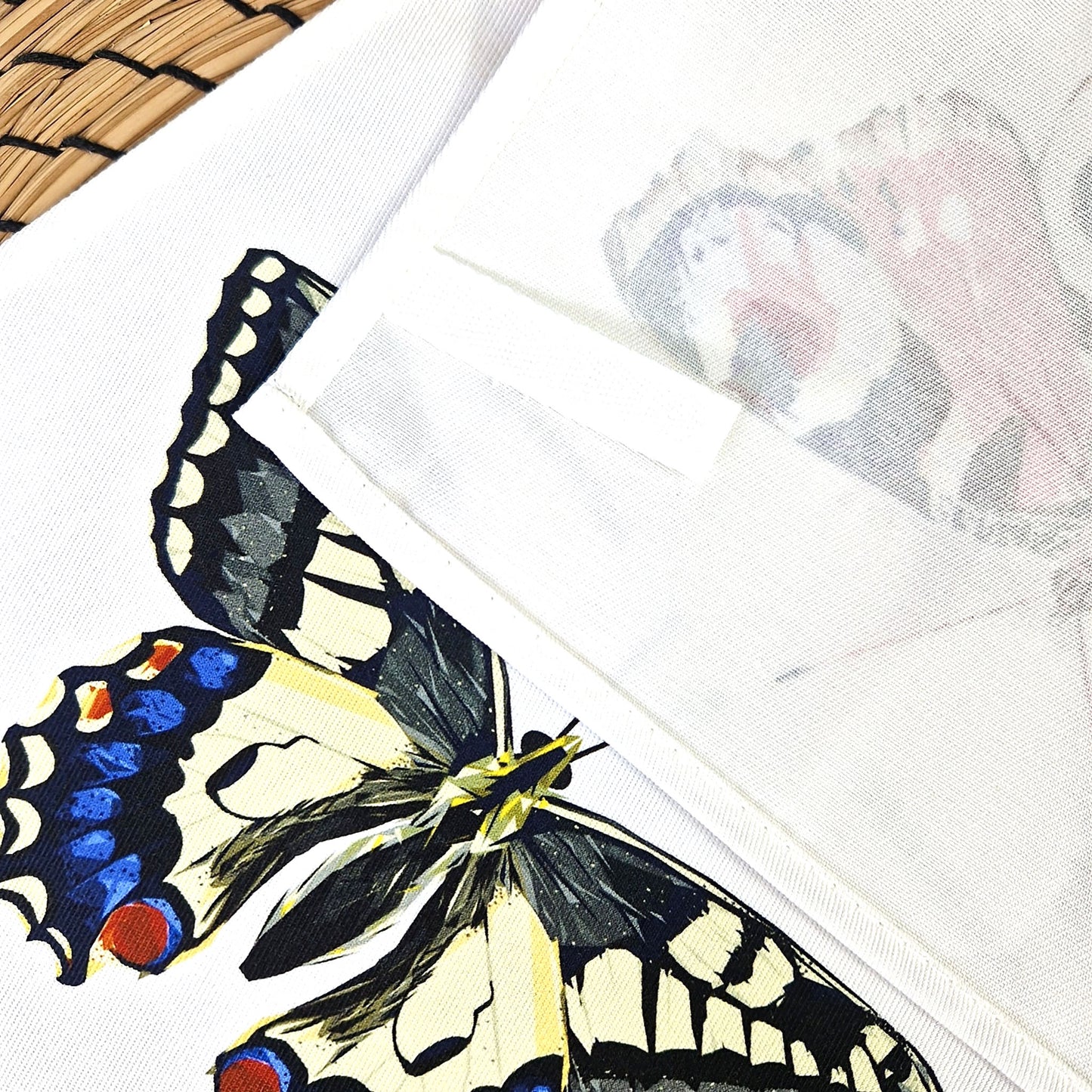 BUTTERFLIES OF BRITAIN cotton tea towel - 50% OFF APPLIED AT CHECKOUT