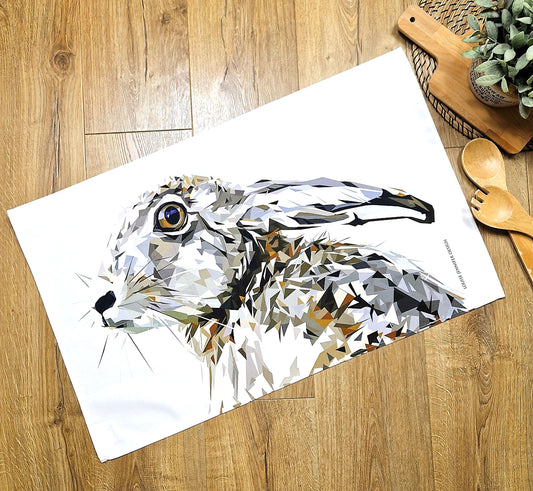 MOUNTAIN HARE cotton tea towel