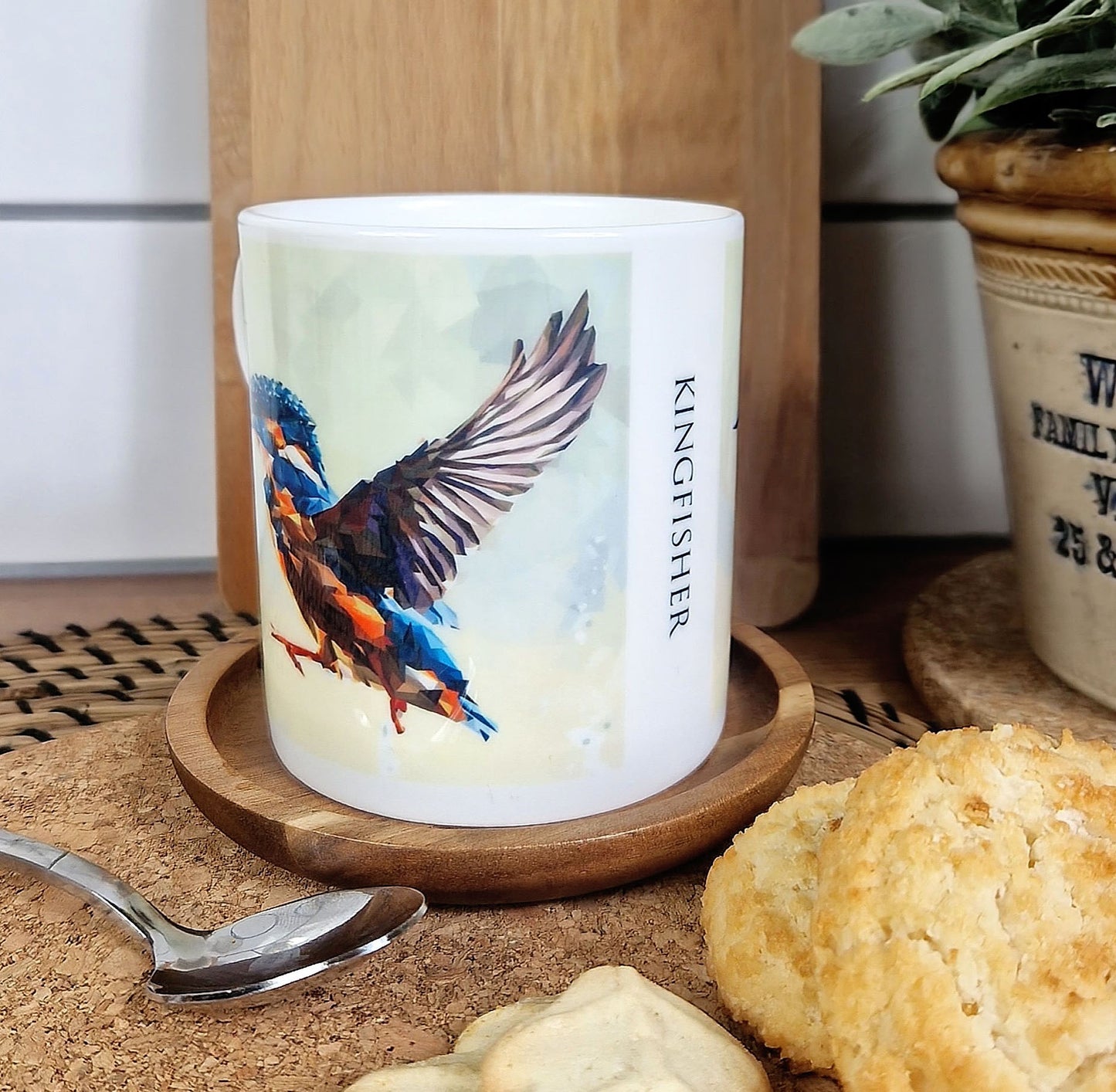 KINGFISHER illustrated mug *NEW