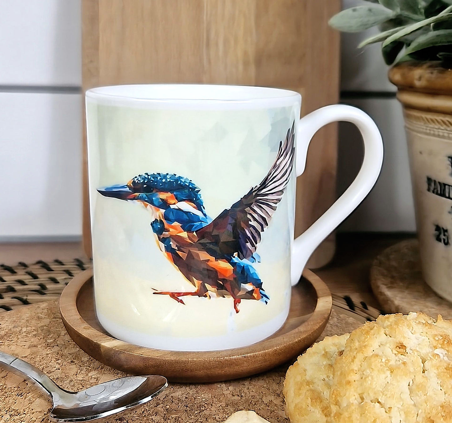 KINGFISHER illustrated mug *NEW