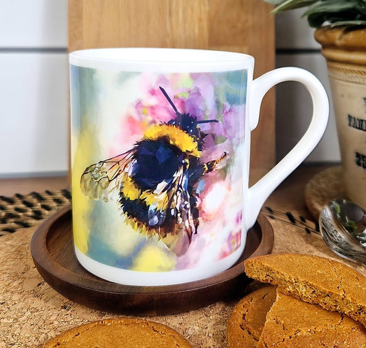 BUFF-TAILED BUMBLEBEE illustrated mug *NEW