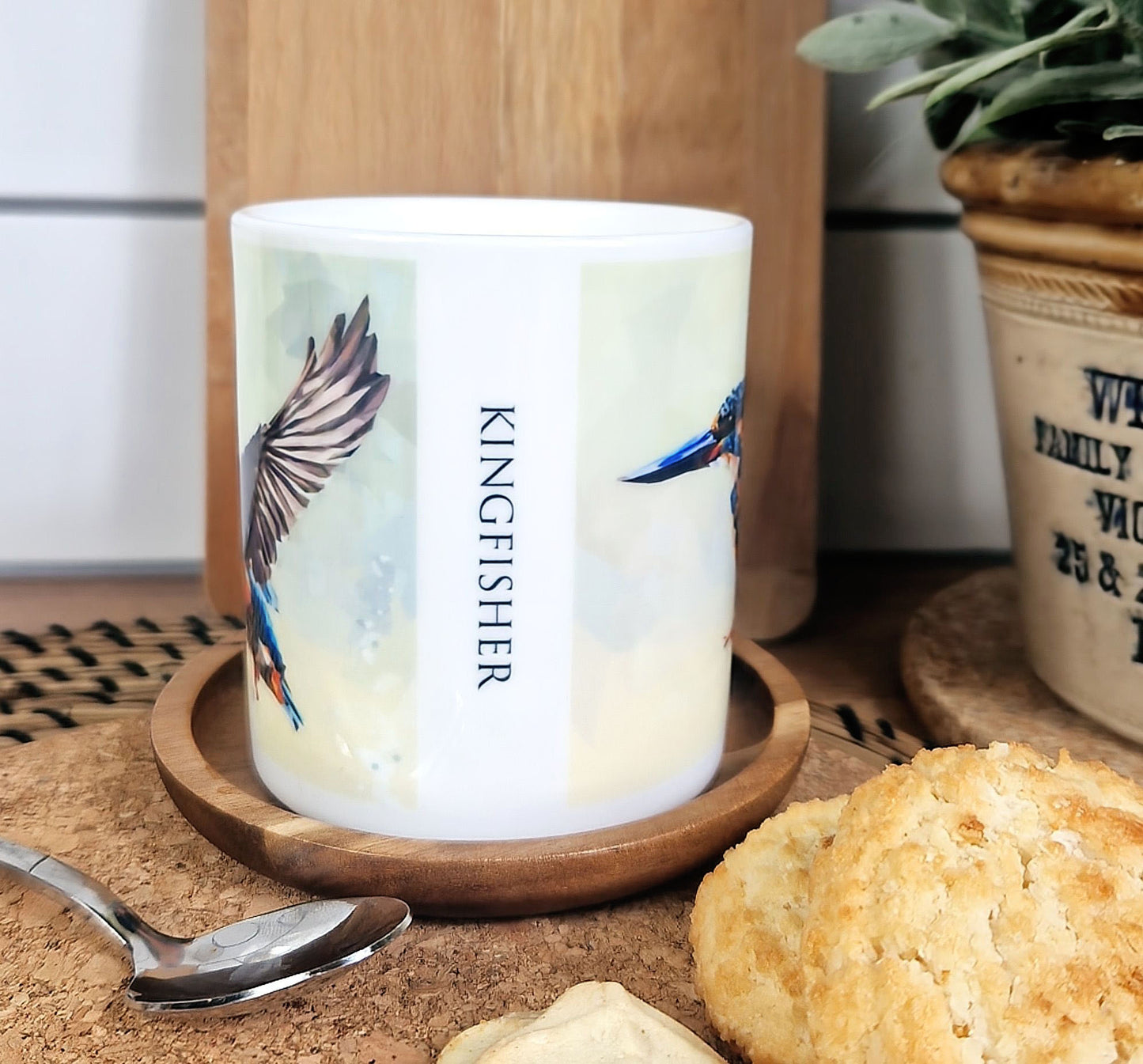 KINGFISHER illustrated mug *NEW