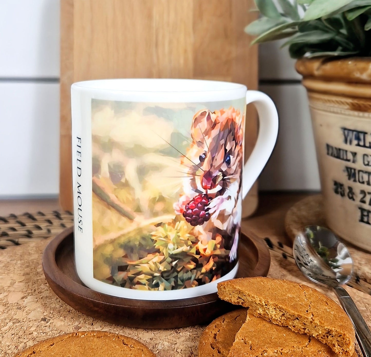 FIELD MOUSE illustrated mug