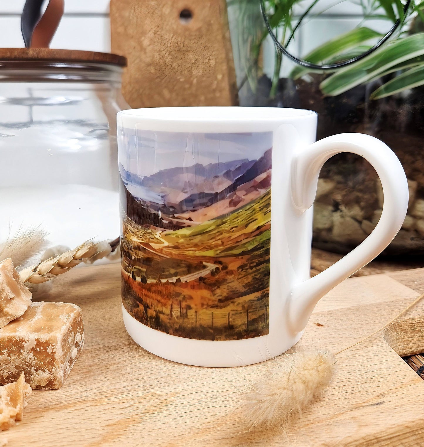 Glen Docherty Viewpoint illustration | Bone China mug | Scottish *NEW