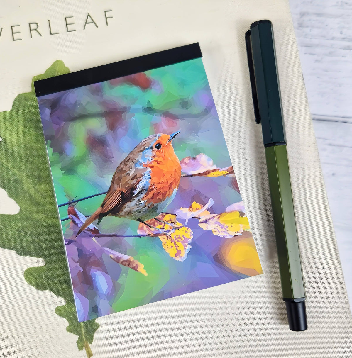 ROBIN REDBREAST illustrated mini notebook *NEW – Louise Jennifer Design