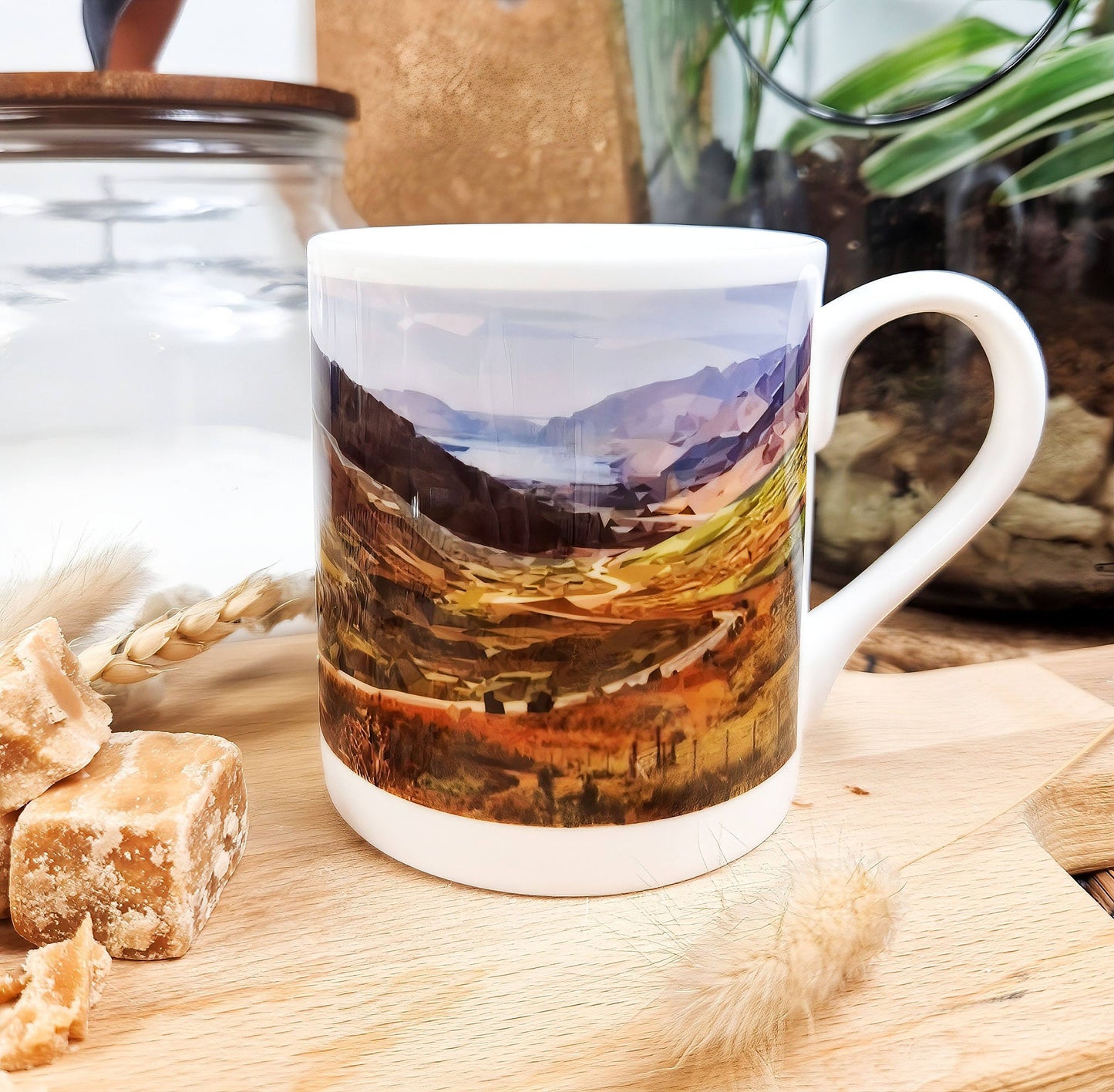 Glen Docherty Viewpoint illustration | Bone China mug | Scottish *NEW