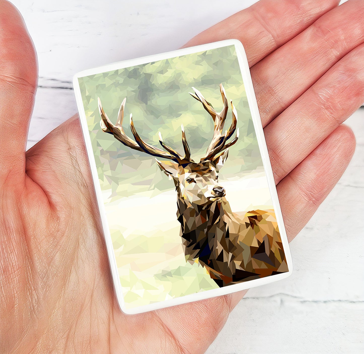 RED STAG ceramic magnet