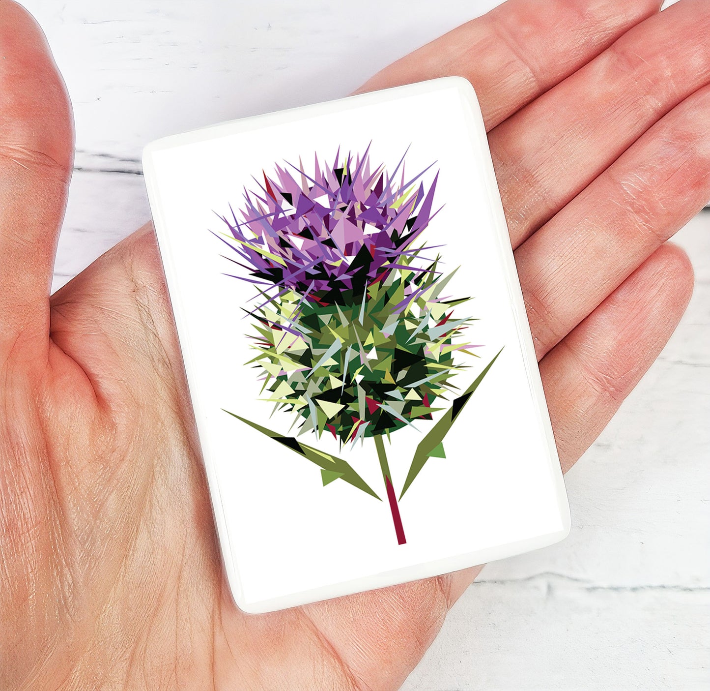 SPEAR THISTLE ceramic magnet