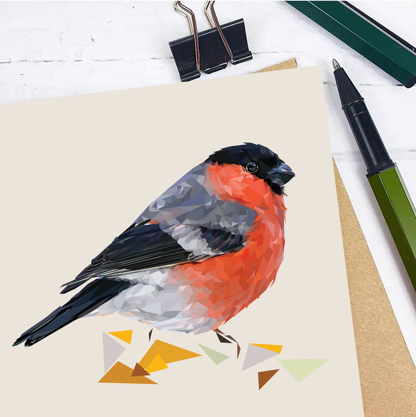 BULLFINCH greeting card