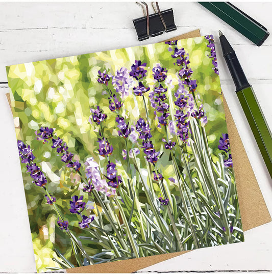 LAVENDER greeting card