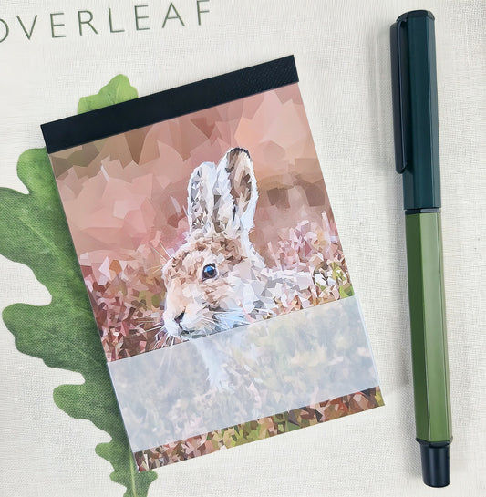 MOUNTAIN HARE illustrated mini notebook *NEW