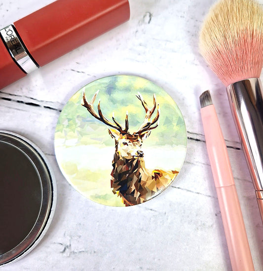 RED STAG pocket mirror